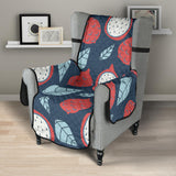 dragon fruits dark blue background Chair Cover Protector