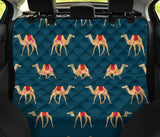 Camel Pattern Blue Blackground Dog Car Seat Covers
