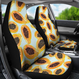Watercolor Papaya Pattern  Universal Fit Car Seat Covers