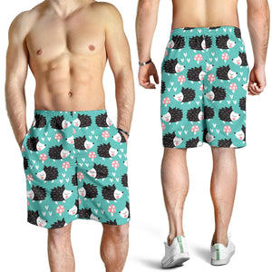 Hedgehog Pattern Print Design 03 Men Shorts