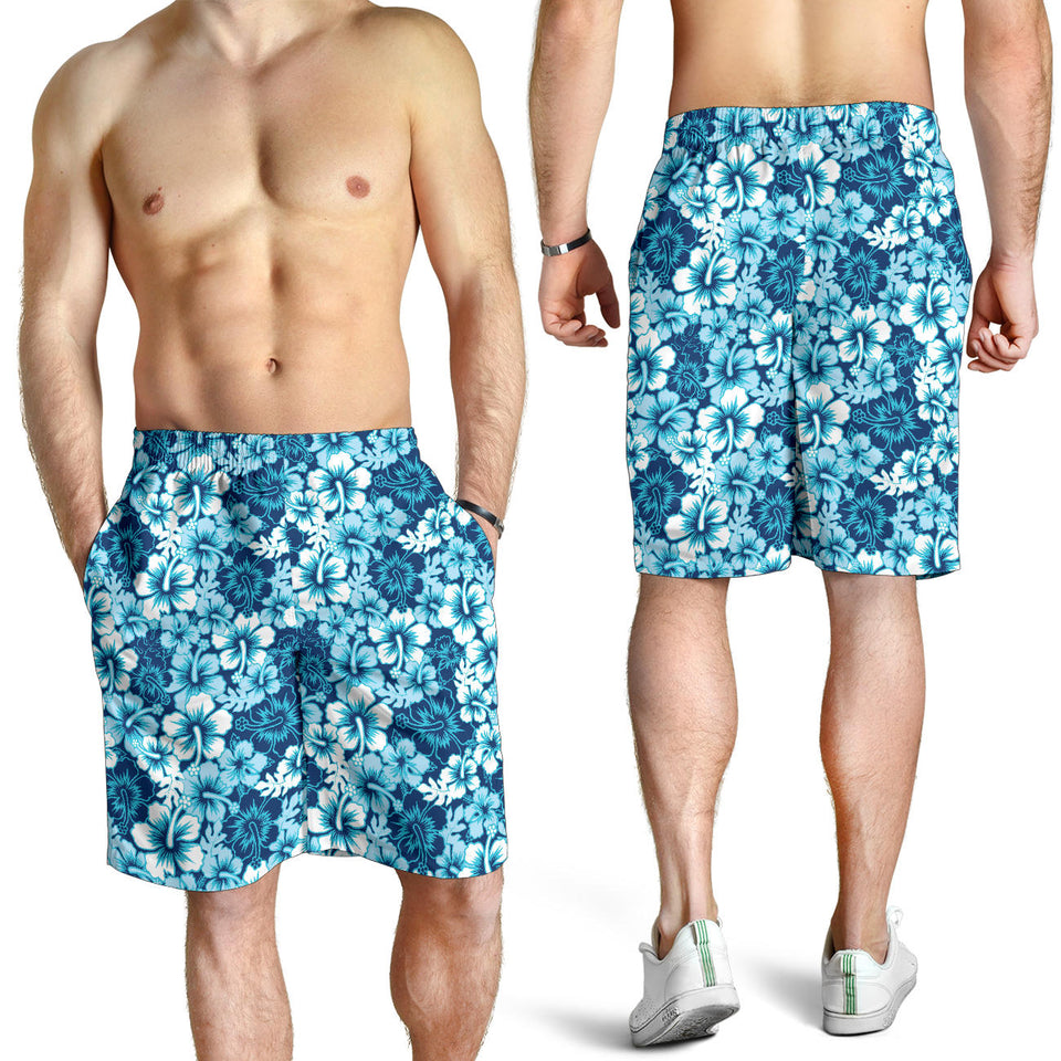 Hibiscus Pattern Print Design 03 Men Shorts