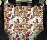 Red Tulips And Daffodils Pattern Dog Car Seat Covers