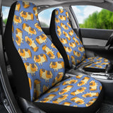 Guinea Pig Pattern Print Design 02 Universal Fit Car Seat Covers