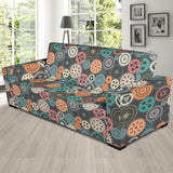 Gear Pattern Print Design 05 Sofa Slipcover