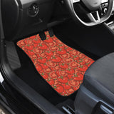 Red Tomato Pattern Front Car Mats