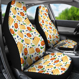 Pancake Pattern Print Design 02 Universal Fit Car Seat Covers