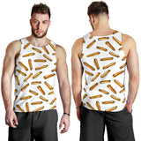 French fries potato pattern Men Tank Top
