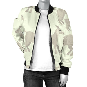 Little Young Goat Pattern Women'S Bomber Jacket