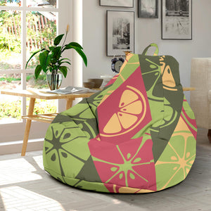 Cool Geometric Lime Pattern Bean Bag Cover