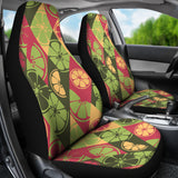 Cool Geometric Lime Pattern Universal Fit Car Seat Covers