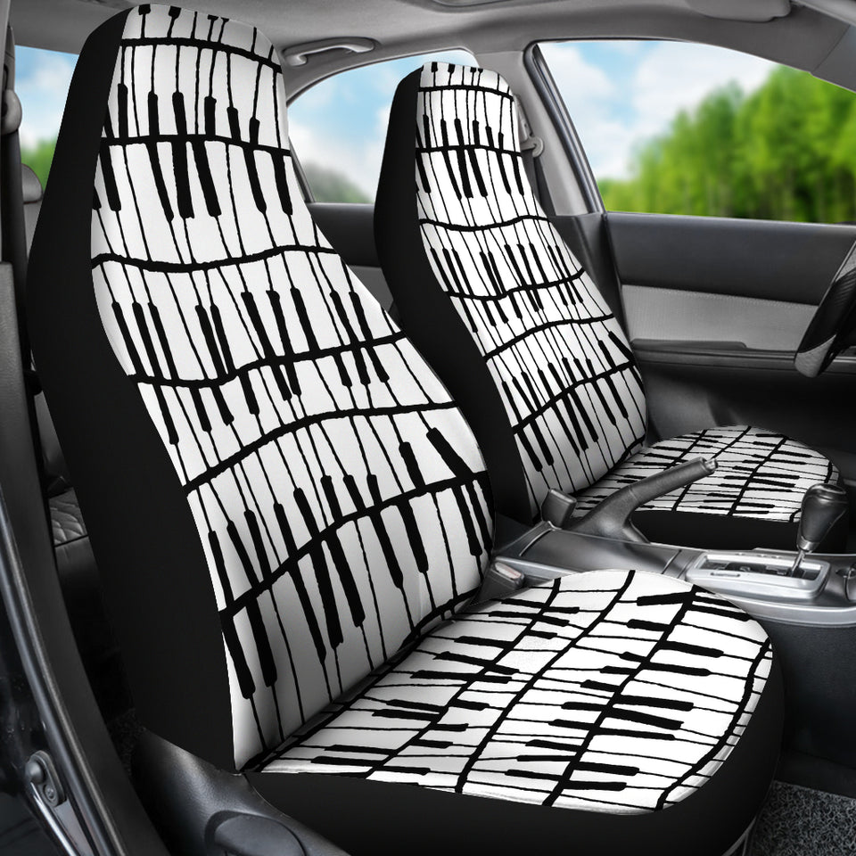 Piano Pattern Print Design 03 Universal Fit Car Seat Covers