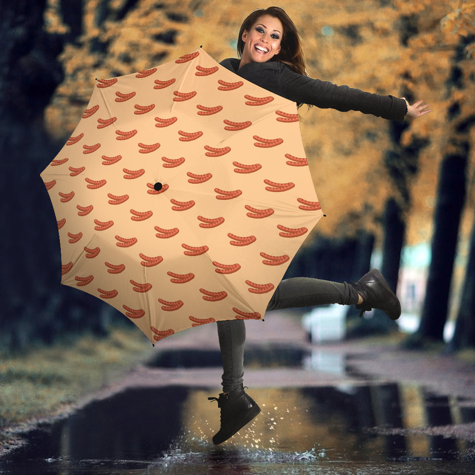 Sausage Pattern Print Design 03 Umbrella