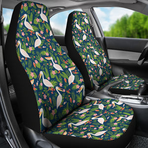 Pelican Pattern Print Design 05 Universal Fit Car Seat Covers