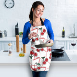Hand Drawn Cherry Pattern Adjustable Apron