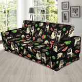 Raccoon Watermelon Pattern Sofa Slipcover