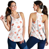 Sushi pattern Women Racerback Tank Top