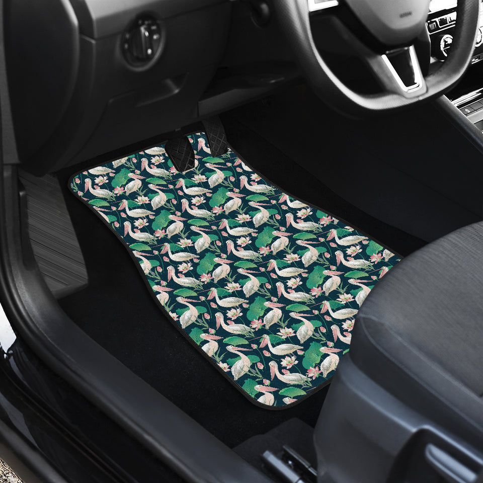 Pelican Pattern Print Design 03 Front Car Mats