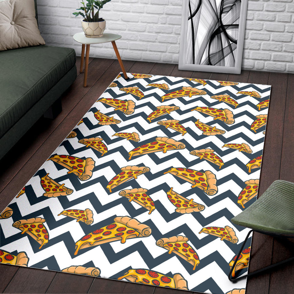 Pizza Design Pattern Area Rug