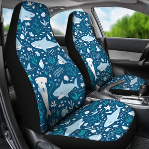 Cute Shark Pattern  Universal Fit Car Seat Covers
