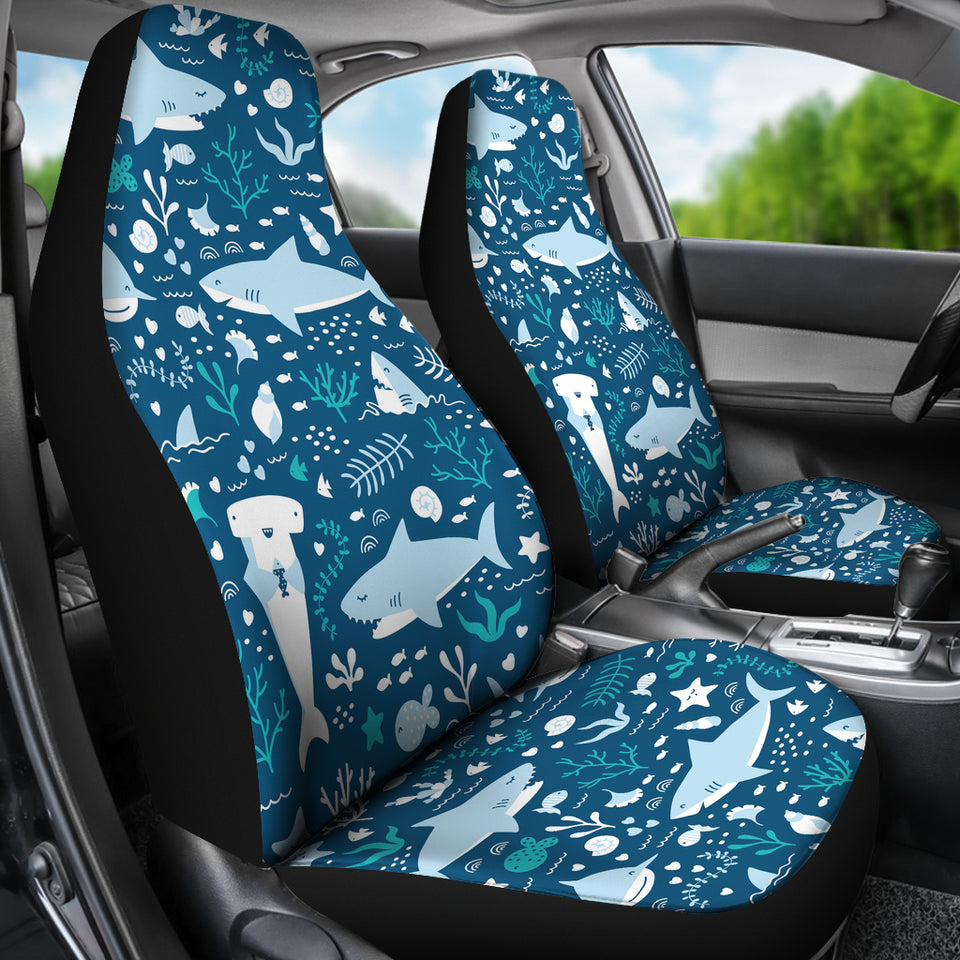 Cute Shark Pattern  Universal Fit Car Seat Covers