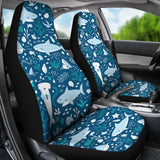 Cute Shark Pattern  Universal Fit Car Seat Covers