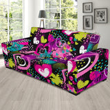 Heart Dot Wave Star Creative Design Pattern Sofa Slipcover