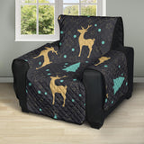 Deers star tree pattern Recliner Cover Protector