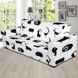 Goat Ram Pattern Sofa Slipcover