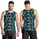 Dragon sea wave pattern Men Tank Top