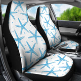 Watercolor Starfish Pattern  Universal Fit Car Seat Covers