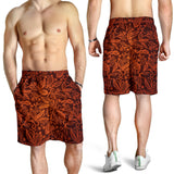 Cocoa Beans Tribal Polynesian Pattern Men Shorts
