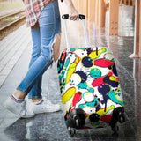Watercolor Bowling Ball Pins Luggage Covers