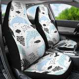 Cute Dolphins Childish Style Pattern Universal Fit Car Seat Covers