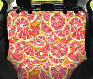 Tropical Grapefruit Pattern Dog Car Seat Covers