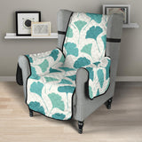 Green ginkgo leaves pattern Chair Cover Protector