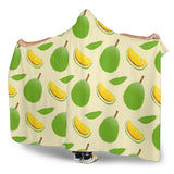 Durian Pattern Hooded Blanket