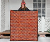 Brick Printed Pattern Print Design 03 Premium Quiltà¸µ
