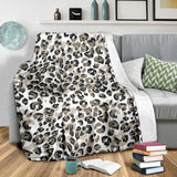 Leopard Skin Print Pattern Premium Blanket