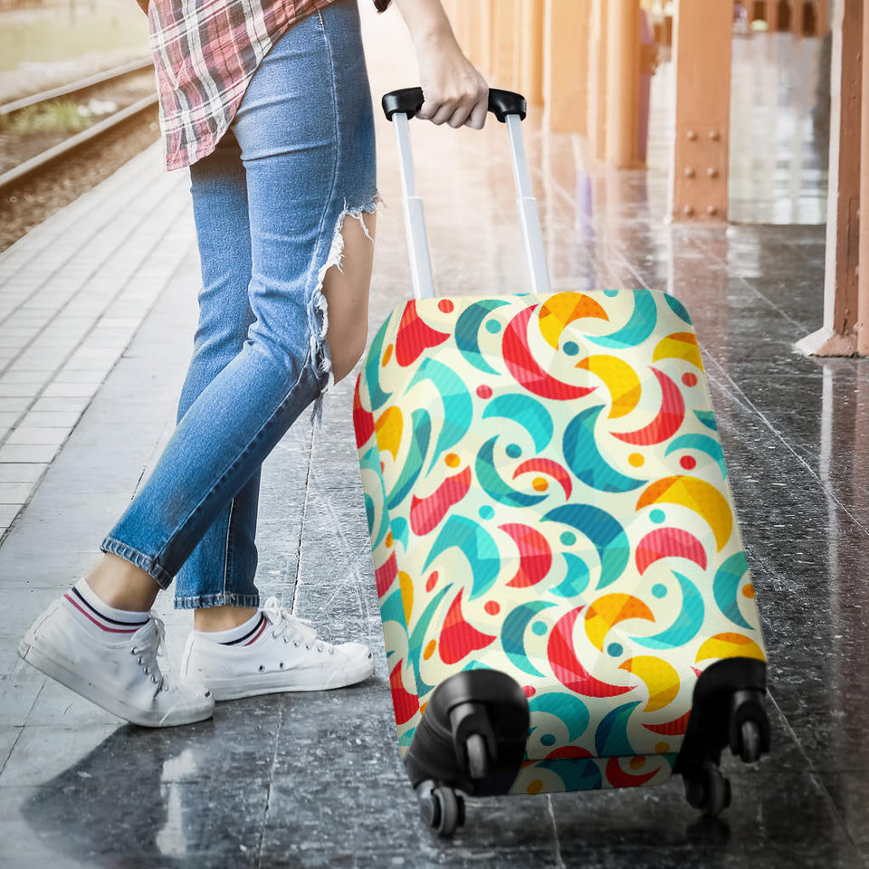 Colorful Moon Pattern Luggage Covers