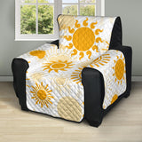 Sun design pattern Recliner Cover Protector