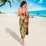 Cool Geometric Lime Pattern Sarong