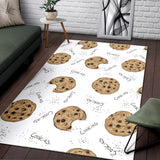 Sketch Style Cookie Pattern Area Rug