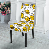 Beer Design Pattern Dining Chair Slipcover