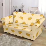 Cheese Pattern Loveseat Couch Slipcover