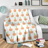 Cute Onions Smiling Faces Premium Blanket