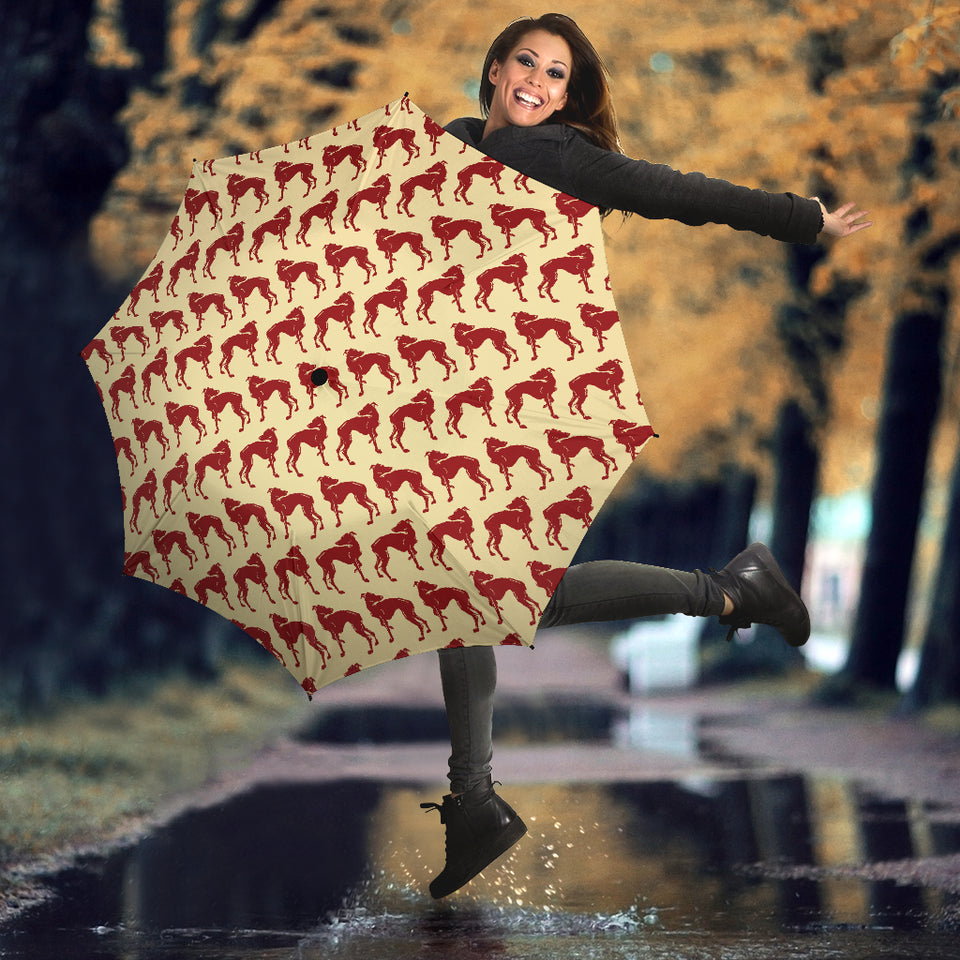 Greyhound Pattern Print Design 04 Umbrella