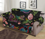 Dragons flower pattern Sofa Cover Protector