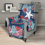 Hand drawn colorful starfish Chair Cover Protector