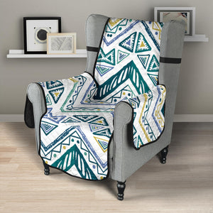 zigzag  chevron paint design pattern Chair Cover Protector