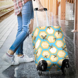 Bee Honeycomb Pattern Luggage Covers